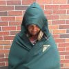 SMCC Hockey Hooded Blanket - Forest Green with glitter - Image 2