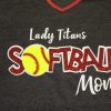 Lady Titans short sleeve v neck raglan t-shirt - Image 2