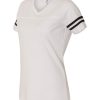 MCES Crusaders football mom white jersey