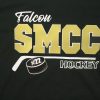 SMCC Falcon Hockey hooded sweatshirt plain gold vinyl - Image 2