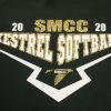 SMCC Kestrel Softball short sleeve green t-shirt GLITTER - Image 2