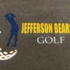 Jefferson Golf gray hoodie sweatshirt plain vinyl logo - Image 2