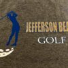 Jefferson Golf gray hoodie sweatshirt glitter logo - Image 2