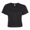 EMU Dance black cropped tee